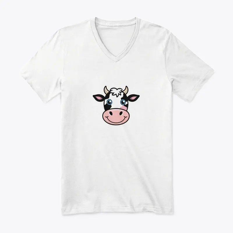 J.L & Crafted Cartoon Cow & Bear Tee